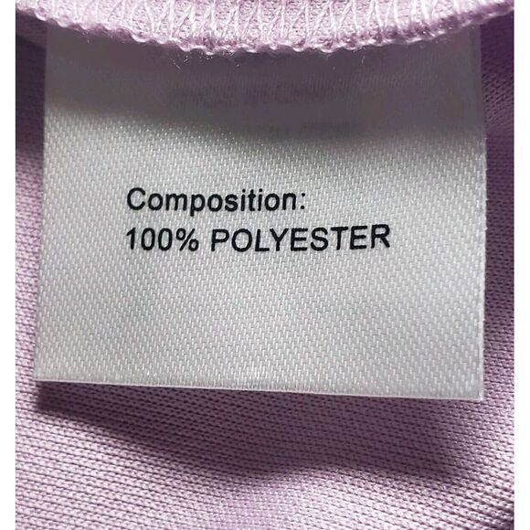 MagcoMsen Golf Polo Shirt Mens XL Lite Purple Pocket on Sleeve Polyester New Tag - Picture 4 of 7